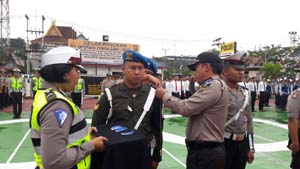 Kapolres Inhil Pimpin Apel Gelar Pasukan Operasi Zebra Siak